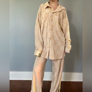 Checkered lounge set size small